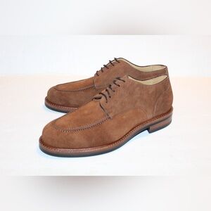 Beckett Simonon Anders Split Toe Derbies Suede Shoes Mens Size 8.5 NEW